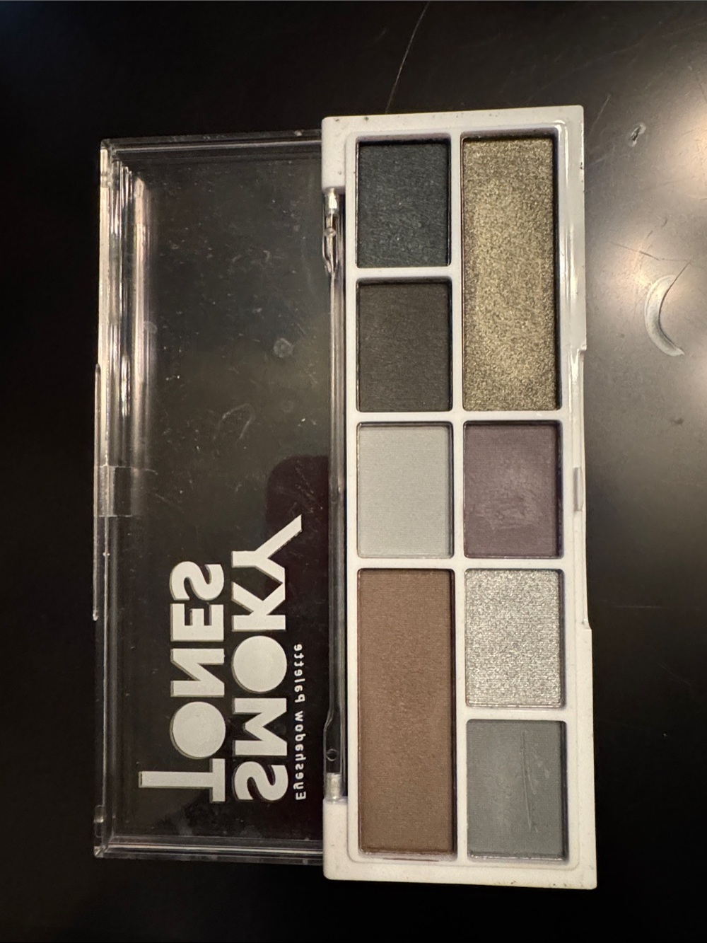 Smoky Eyes Neutral Palette in Cool Gray & Shimmer - Unknown Brand - Picture 2 of 2
